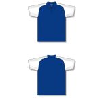 Athletic Knit A1815-206 Apparel Polo Shirt - Royal/White - Full