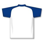 Athletic Knit A1815-207 Apparel Polo Shirt - White/Royal - Rear