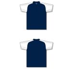 Athletic Knit A1815-216 Apparel Polo Shirt - Navy/White - Full