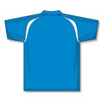 Athletic Knit A1820-289 Apparel Polo Shirt - Pro Blue/White - Rear