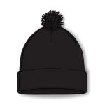 Athletic Knit A1830-001 Hockey Toque - Black - Front
