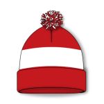 Athletic Knit A1830-202 Hockey Toque - Detroit Red - Rear