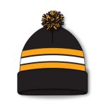 Athletic Knit A1830-498 Hockey Toque - Boston Black - Rear