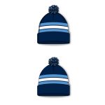 Athletic Knit A1830-761 Hockey Toque - Navy/Sky/White - Full