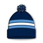 Athletic Knit A1830-761 Hockey Toque - Navy/Sky/White - Front