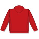 Athletic Knit A1835-005 Apparel Sweatshirt - Red - Rear