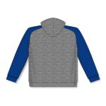 Athletic Knit A1840-932 Apparel Sweatshirt - Heather Charcoal/Royal - Rear