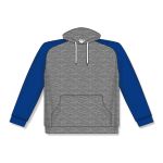Athletic Knit A1840-932 Apparel Sweatshirt - Heather Charcoal/Royal - Front