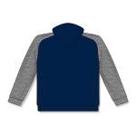 Athletic Knit A1840-966 Apparel Sweatshirt - Navy/Heather Charcoal - Rear