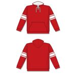 Athletic Knit A1845-208 Apparel Sweatshirt - Red/White - Full