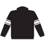 Athletic Knit A1845-221 Apparel Sweatshirt - Black/White - Rear