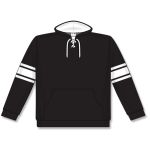 Athletic Knit A1845-221 Apparel Sweatshirt - Black/White - Front