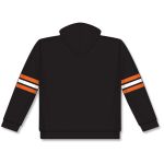 Athletic Knit A1845-223 Apparel Sweatshirt - Black/Orange/White - Rear