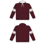 Athletic Knit A1845-233 Apparel Sweatshirt - Maroon/White - Full