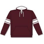 Athletic Knit A1845-233 Apparel Sweatshirt - Maroon/White - Front