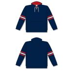 Athletic Knit A1845-764 Apparel Sweatshirt - Navy/Red/White - Full