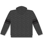 Athletic Knit A1845-930 Apparel Sweatshirt - Heather Charcoal/Black - Rear