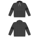 Athletic Knit A1845-930 Apparel Sweatshirt - Heather Charcoal/Black - Full