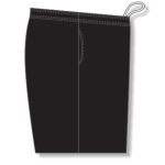 Athletic Knit AS1700-001 Apparel Shorts - Black - Right