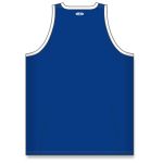Athletic Knit B1325-206 League Basketball Jersey - Royal/White - Rear