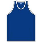 Athletic Knit B1325-206 League Basketball Jersey - Royal/White - Front