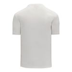 Athletic Knit A1800-000 Apparel Short Sleeve Shirt - White - Rear