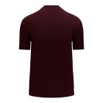 Athletic Knit A1800-009 Apparel Short Sleeve Shirt - Maroon - Rear