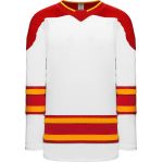 Athletic Knit H550B-CAL472B Pro Hockey Jersey - 2021 Calgary White - Primary