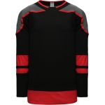 Athletic Knit H550B-CAR404B Pro Hockey Jersey - 2018 Carolina 3rd Black - Primary