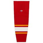 Athletic Knit HS2100-885 Lightweight Pro Hockey Socks - Vintage Calgary Red - Primary