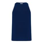 Athletic Knit B1325-216 League Basketball Jersey - Navy/White - Rear