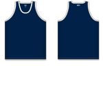 Athletic Knit B1325-216 League Basketball Jersey - Navy/White - Full