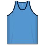 Athletic Knit B1325-232 League Basketball Jersey - Sky/Navy - Front