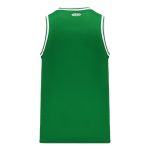 Athletic Knit B1710-210 Pro Basketball Jersey - Kelly/White - Rear