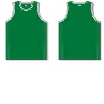 Athletic Knit B1710-210 Pro Basketball Jersey - Kelly/White - Full