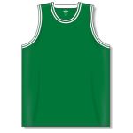 Athletic Knit B1710-210 Pro Basketball Jersey - Kelly/White - Front