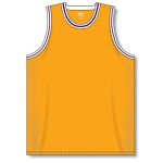 Athletic Knit B1710-435 Pro Basketball Jersey - Gold/White/Purple - Front