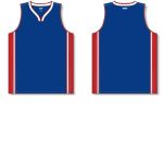 Athletic Knit B1715-333 Pro Basketball Jersey - Royal/Red/White - Full