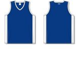 Athletic Knit B2115-206 Pro Basketball Jersey - Royal/White - Full