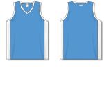 Athletic Knit B2115-227 Pro Basketball Jersey - Sky/White - Full
