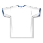 Athletic Knit BA1333-207 Pullover Baseball Jersey - White/Royal - Rear