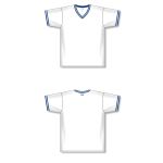 Athletic Knit BA1333-207 Pullover Baseball Jersey - White/Royal - Full