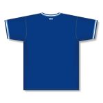 Athletic Knit BA1333-445 Pullover Baseball Jersey - Royal/Sky/White - Rear