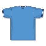 Athletic Knit BA1333-476 Pullover Baseball Jersey - Sky/Royal/White - Rear