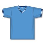 Athletic Knit BA1333-476 Pullover Baseball Jersey - Sky/Royal/White - Front