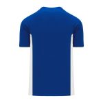 Athletic Knit BA1343-206 One Button Baseball Jersey - Royal/White - Rear