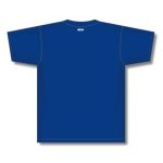 Athletic Knit BA1347-002 Two Button Baseball Jersey - Royal - Rear