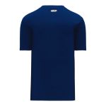 Athletic Knit BA1347-004 Two Button Baseball Jersey - Navy - Rear