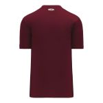 Athletic Knit BA1347-009 Two Button Baseball Jersey - Maroon - Rear