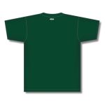 Athletic Knit BA1347-029 Two Button Baseball Jersey - Dark Green - Rear